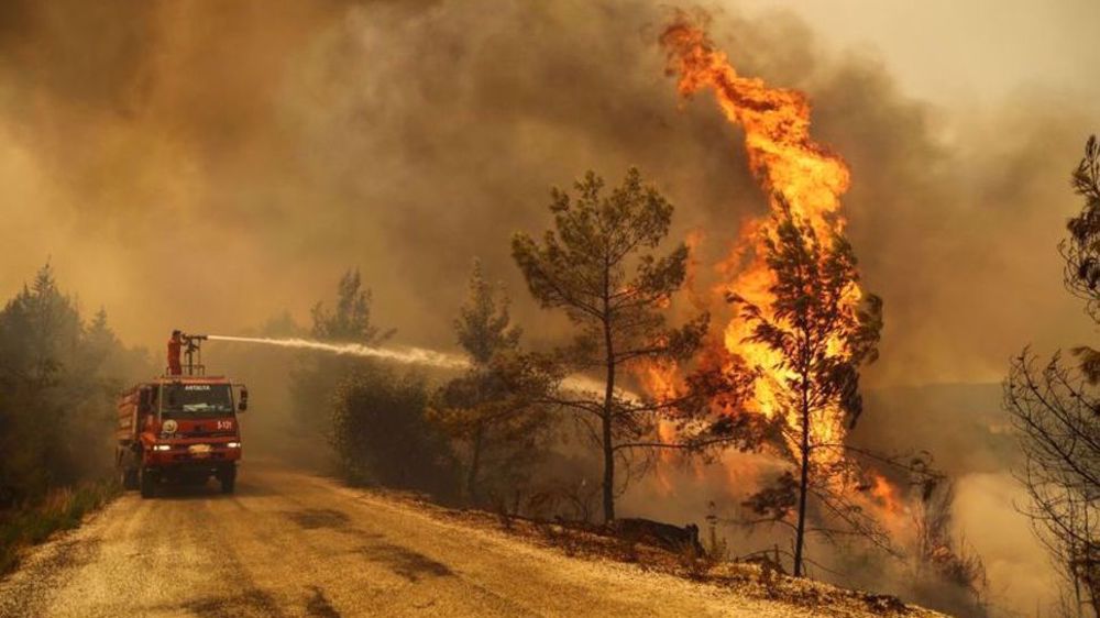 Turkish Wildfire Rages on for Fifth Day