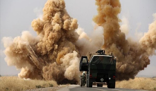 مسلحون موالون للجيش الأمريكي يتعرضون لهجوم صاروخي قرب حقل نفطي شرقي سوريا