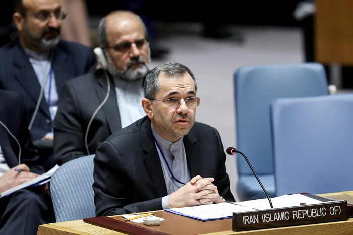 طهران توجه رسالة إلى الأمم المتحدة تتعلق بعملية الاعتداء على سفينة قرب الفجيرة؟!