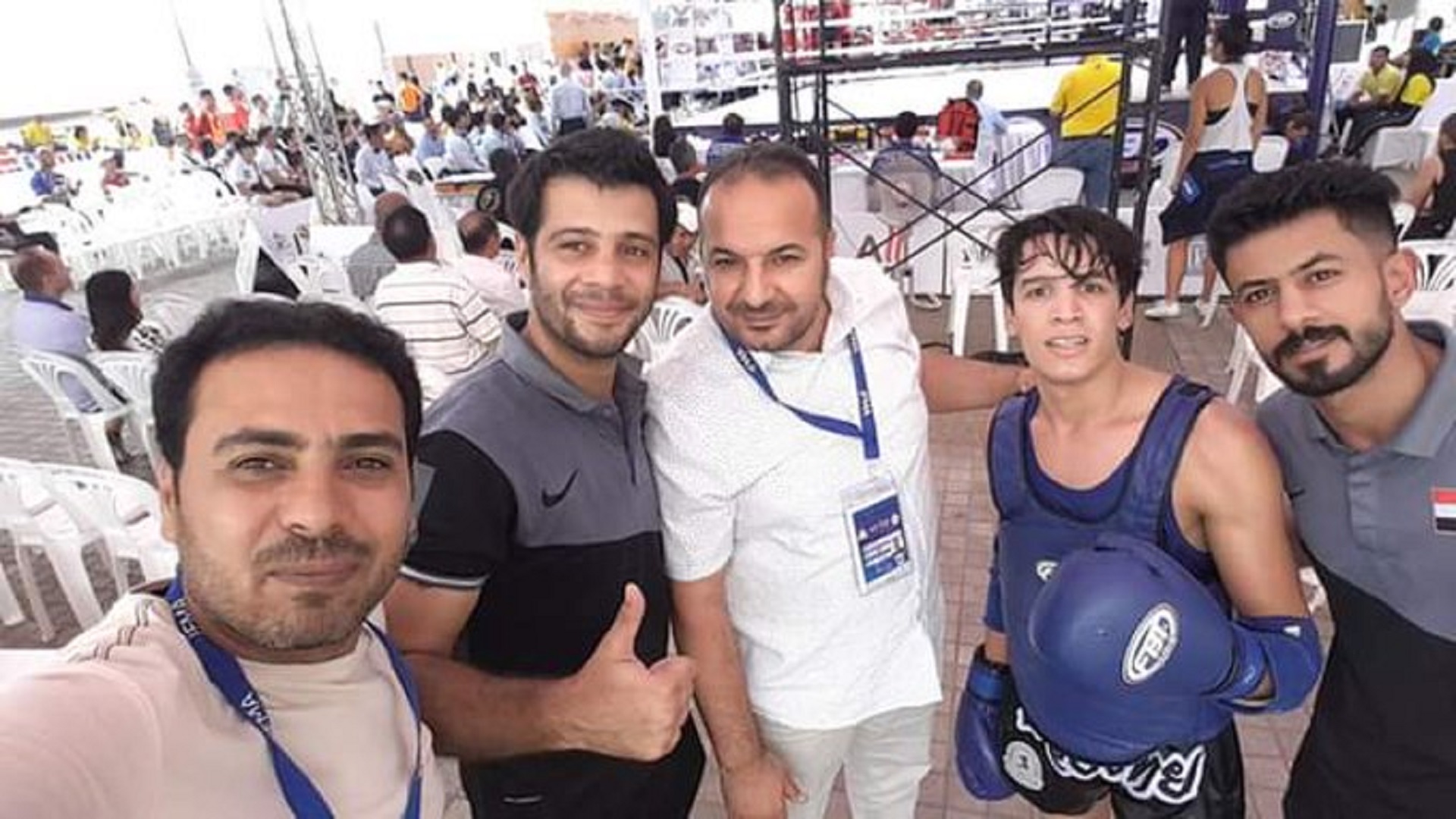 لاعب ملاكمة عراقي يرفض مواجهة منافسه الاسرائيلي