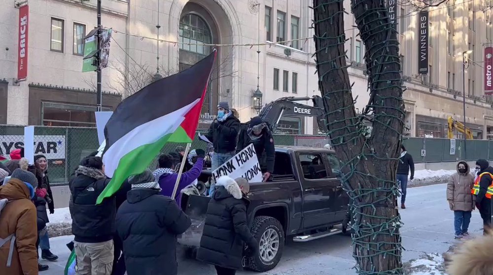 Pro-Palestine Activists Protest Israel’s Atrocities in Canada