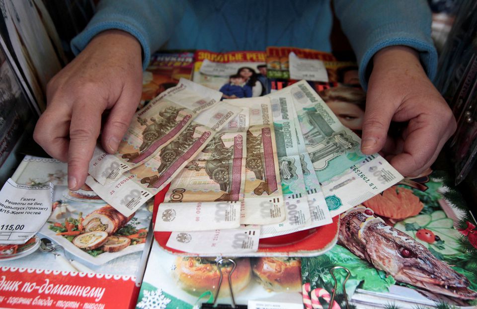 Russian Ruble Plunges 30% amid Sanctions over Ukraine Offensive