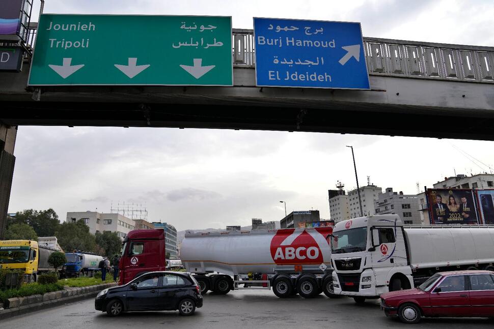 Lebanese Drivers Start Three-day Strike, Block Roads