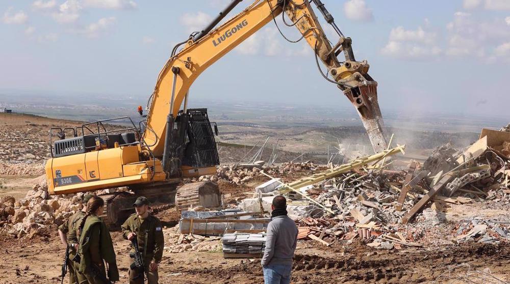 Israeli Regime Demolishes over 50 Palestinian Structures in Two Weeks: OCHA