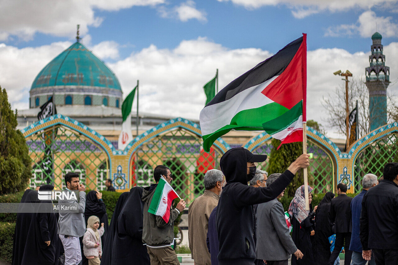 ايران... مسيرات داعمة للشعب الفلسطيني في العديد من المدن غدا الجمعة