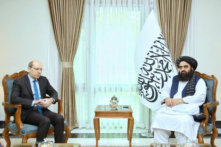 وزیر خارجه طالبان با سفیر روسیه دیدار کرد