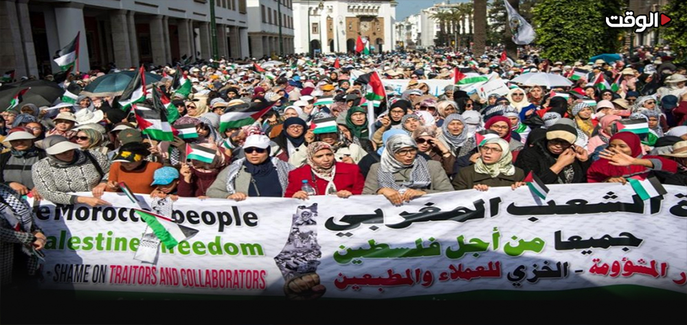 الشعب المغربي ينتفض لنصرة فلسطين ودعوات مقاطعة لسلسلة كارفور