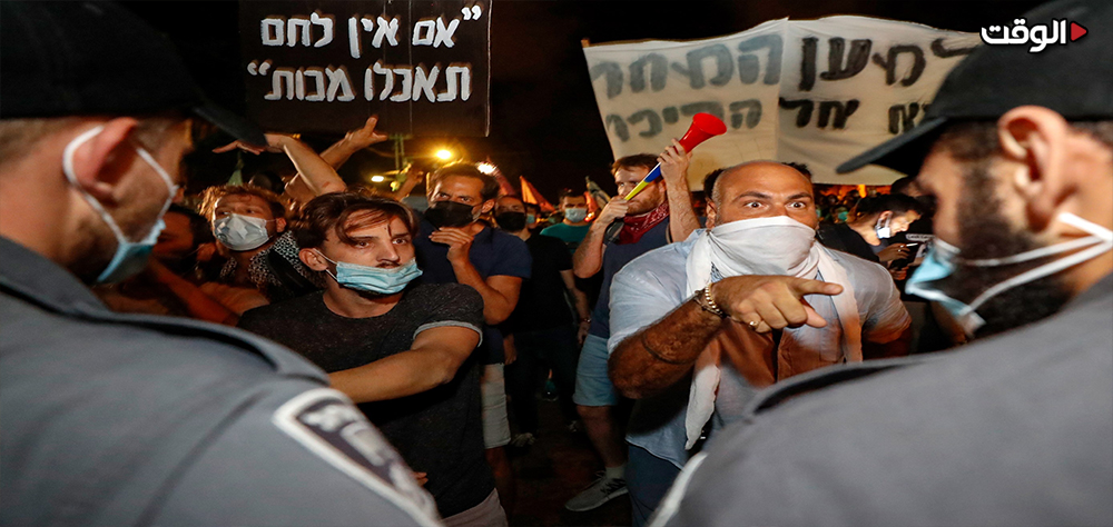 مظاهرات الصهاينة ضد نتنياهو تتحول إلى أعمال عنف