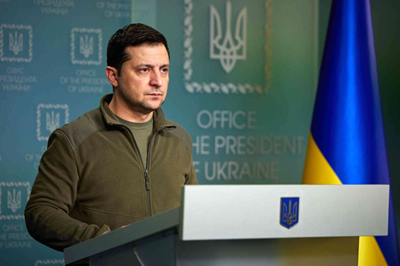 زيلينسكي: القوات الأوكرانية تعاني نقصاً في الأسلحة