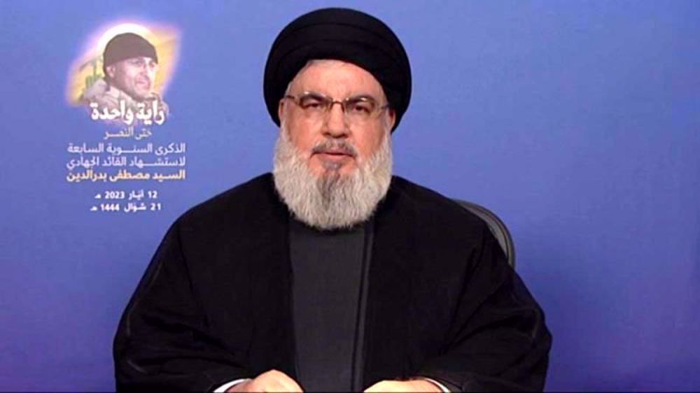 Netanyahu Launched Gaza Aggression to Divert Attention away from Israeli Crisis: Hezbollah Chief