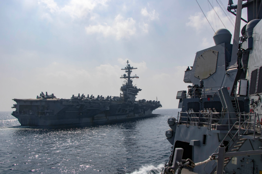 USS Abraham Lincoln Leaves Red Sea after Yemen Coast Attacks