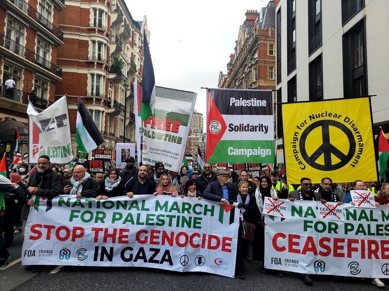 British Protestors Launch Campaign to Avoid Tax Paying over London Complicity in Gaza War