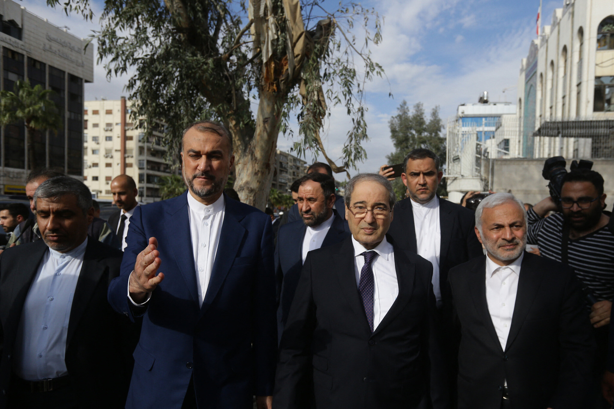 Amir-Abdollahian presided over the unveiling ceremony of the Iranian consulate’s new building in Damascus