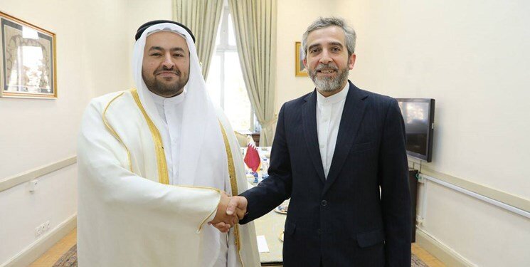 Bagheri met with the Qatari Foreign Minister