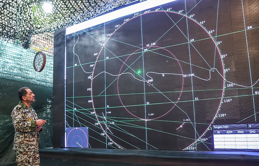 The Iranian Air Defense Force maintains continuous surveillance over the skies of the Persian Gulf