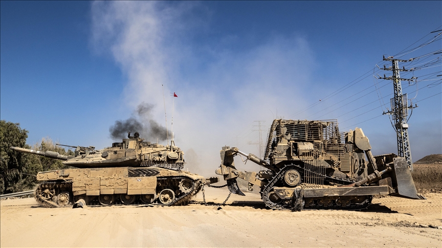 Qassam Brigades Strike Five Israeli Battle Tanks in Northern Gaza